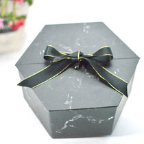 Positive six-sided prismatic flower box gift box flower box wedding gift box flower box flower box wedding gift box flower shop supplies