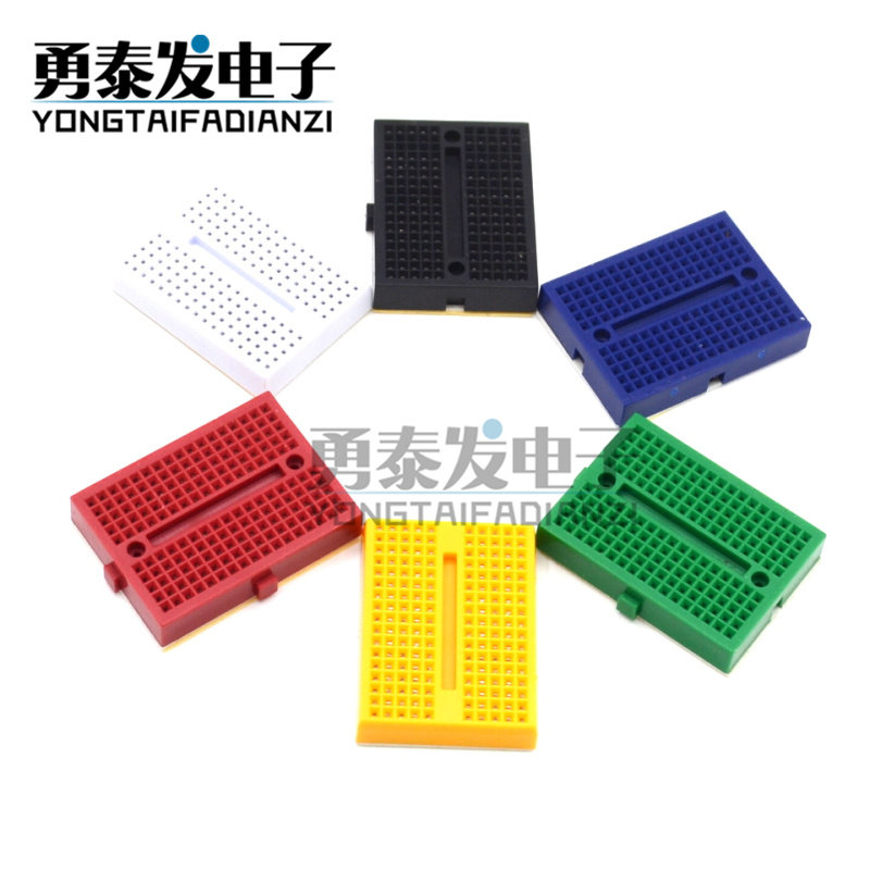 SYB-170 Small Plate Color Breadboard Mini color splicing connection plate Applicable arduio