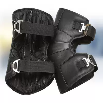 Winter real sheepskin plus velvet motorcycle electric car knee pads and legs with four seasons to keep warm riding men and women thickened and cold-proof wind
