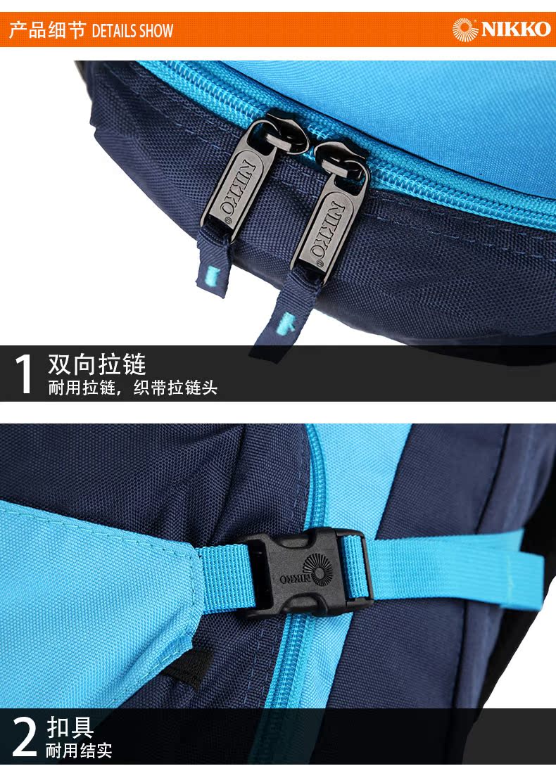 Ba lô ngoài trời cao 23 lít của nam và nữ túi đeo vai thể thao đi bộ đường dài và giải trí NK2480 - Ba lô túi đeo chéo nam adidas