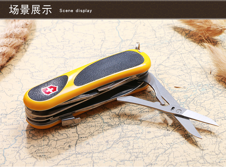 Bản gốc Vickers dao quân đội Thụy Sĩ Delemont loạt công cụ cầm tay 84MM ngoài trời thế hệ mới dao xếp đa năng