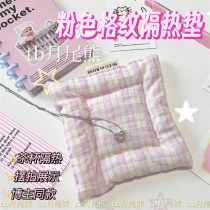 Korean version of high-looking ins cotton and linen tea quilted coaster insulated and water-absorbent Internet celebrity posing and shooting props card posing and shooting