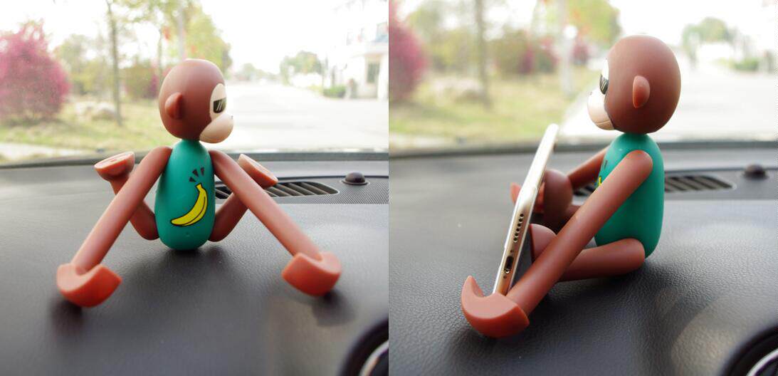 Armor King Cute Monkey Toy Adjustable Digital Support for 3.5-6 inch Phones & 7-10 inch Tablets