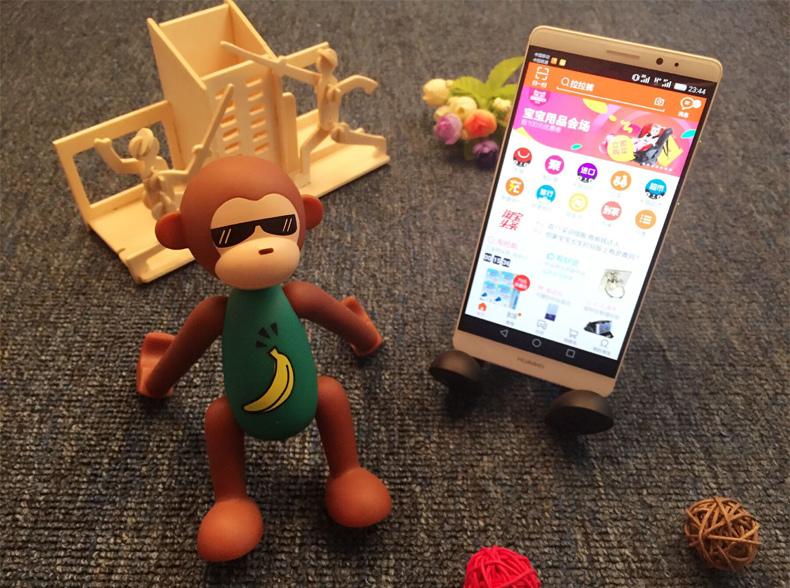 Armor King Cute Monkey Toy Adjustable Digital Support for 3.5-6 inch Phones & 7-10 inch Tablets