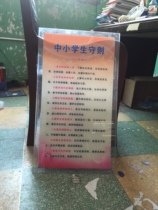 New version of primary and middle school students code Organic board Anti-writing True Daily Behavior Nornorms Office Duties System