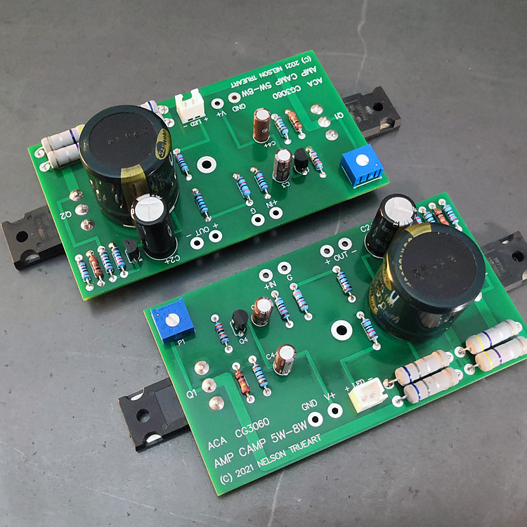 ACA power amplifier Fever power amplifier board Reference PASS 8 W Field Tube Enlarged Board Acoustics Hifi