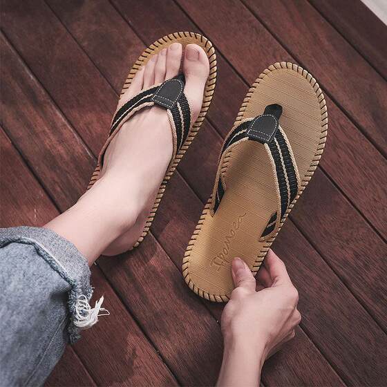 情侣男女款时尚防滑人字拖沙滩鞋韩版凉拖男式凉鞋外穿拖鞋夏天