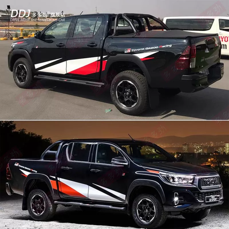 Наклейка на автомобиль Hilux, наклейка на пикап, украшение автомобиля, наклейка на Navara, Great Wall, пистолет