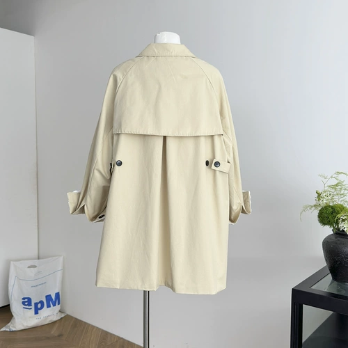 Кружевной мусс, дизайнерский осенний плащ, куртка, оверсайз