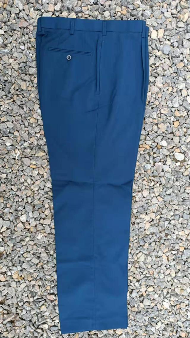 Zhiqiang outdoor summer pants men's empty blue trousers with back pocket waist non-slip summer single pants