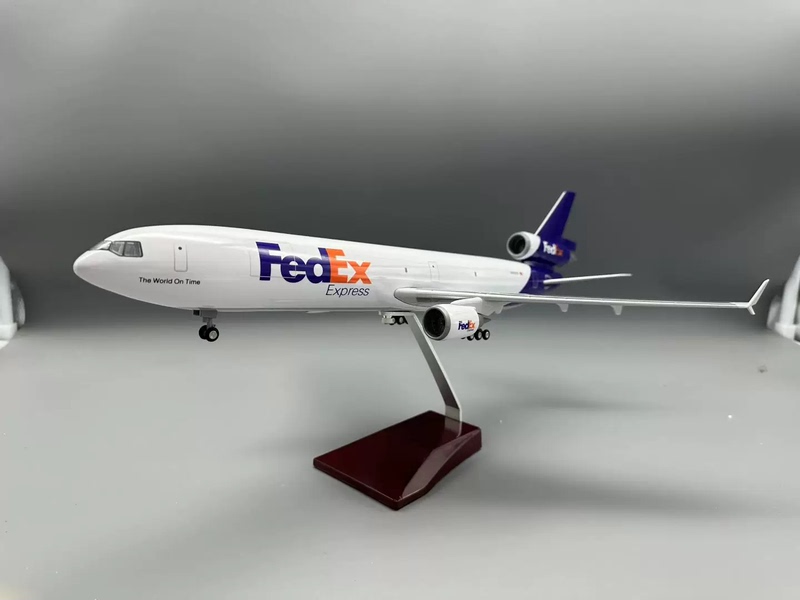 47cm Fedex/Us/Air China/China Airlines Mcdonnell Douglas Md-11 Simulated Airplane Model Ornament