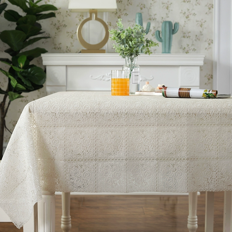 Châu Âu PVC chống thấm nhựa khăn trải bàn khăn trải bàn dùng một lần chiếu bảng khăn trải bàn hình chữ nhật pad bàn cà phê pad Continental - Khăn trải bàn