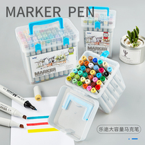 Mark pen set student art animation pop pen hand painted clothing oily double head color poster pen