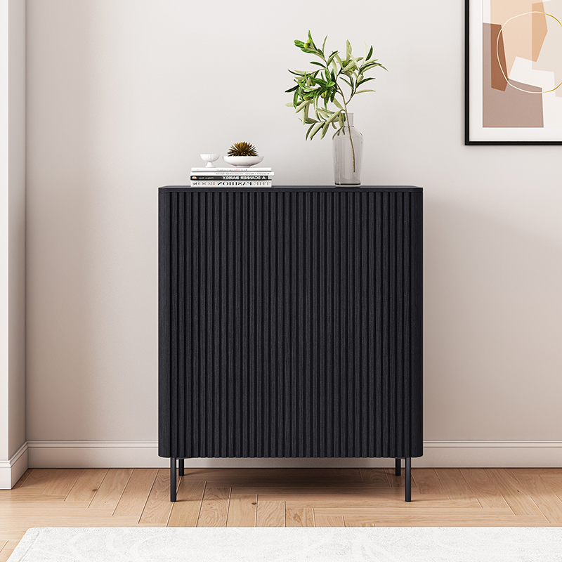 Light extravagant solid wood lockers modern minimalist living-room home storage cabinet leaning against the door to the door into the family-style