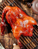 Steamed Duck 550g Spiced Hot Sauce Plate Duck Roast Duck Wine Hotel Restaurant Banquet ingredients Semi-finished convenience Private room dishes