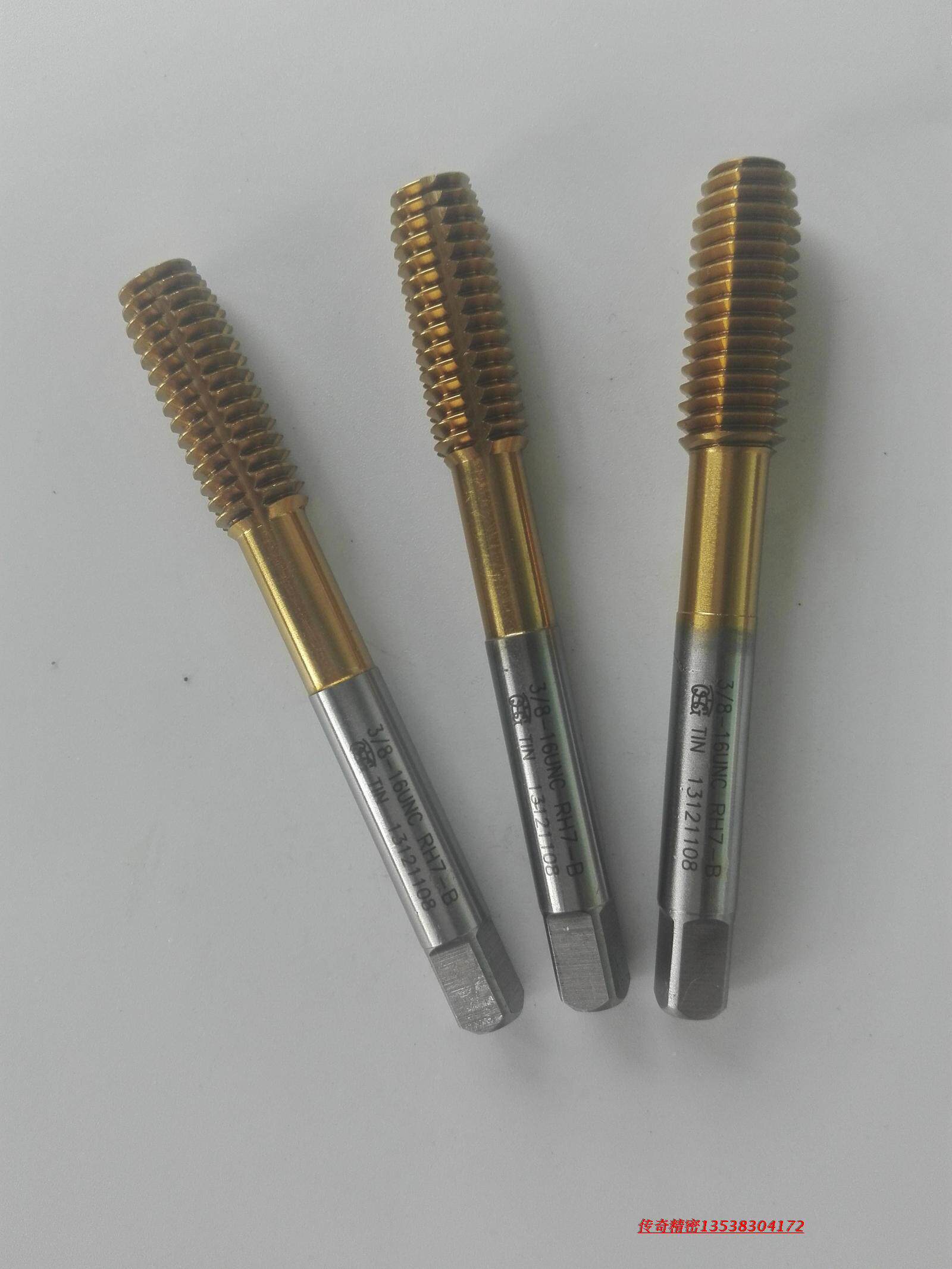 Taiwan TOSG titanium-plated extrusion tap 3 8-16 3 8-24 7 16-14 7 16-20 extrusion tap
