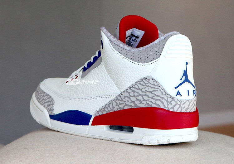 AIR JORDAN 3 Trò chơi từ thiện Giày bóng rổ AJ3 Ngày độc lập của đội Mỹ 136064-140 giày thể thao chính hãng