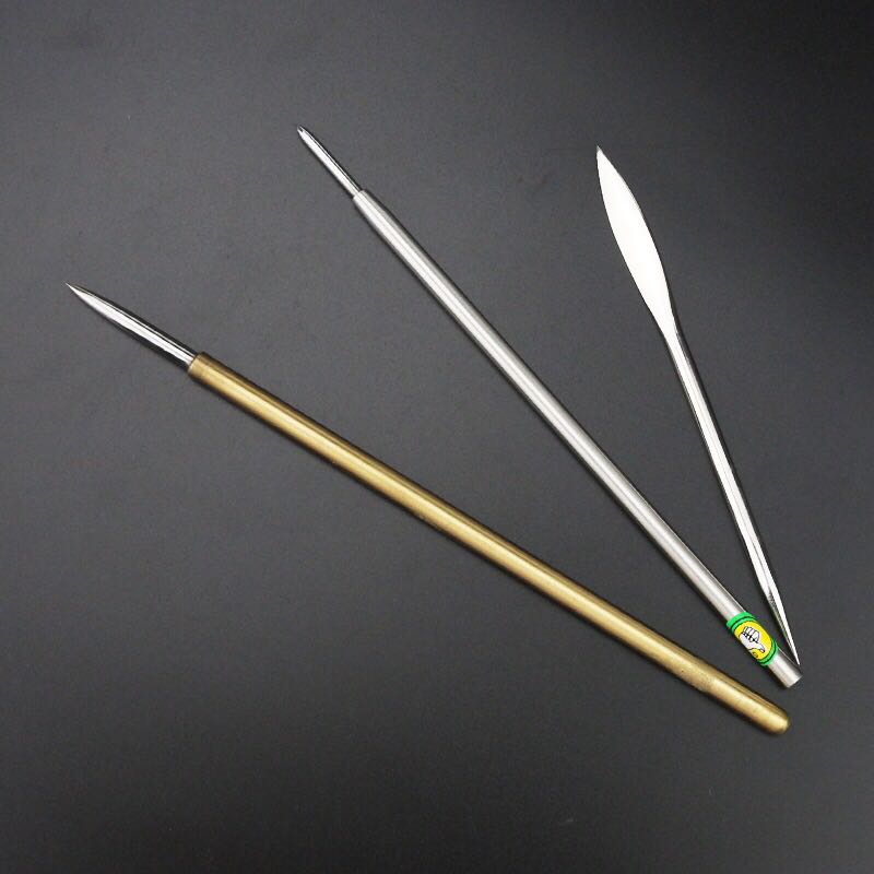 Tungsten Steel Pressed Light Pen Gold Silver Ring Bracelet Ornament Polished Polishing Tool Beating Gold Steel Press Jewelry Processing Equipment