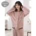 Jing vần san hô nhung đôi đồ ngủ mô hình mùa thu và mùa đông cộng với nhung ấm tay dài nam dịch vụ nhà flannel phụ nữ phù hợp - Bên ngoài ăn mặc đồ bộ mặc nhà cao cấp Bên ngoài ăn mặc