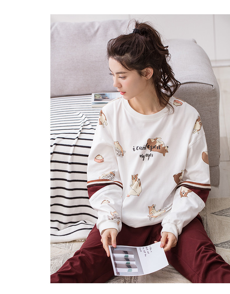 Pyjama mixte en Coton à manches longues - Ref 3005637 Image 18