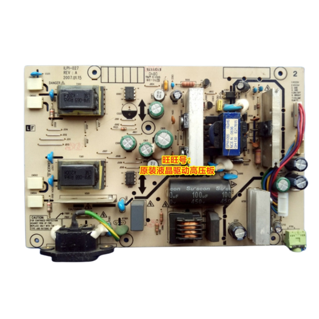 Original HP W1907 power board L1908W high voltage board ILPI-027 490481400600R
