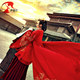 Beautiful Scheming Lady Lin Xintong's Same Style Ancient Costume Queen Chinese-Style Hanfu Wedding Dress Chinese Style Bright Red Bride and Groom Wedding Attire