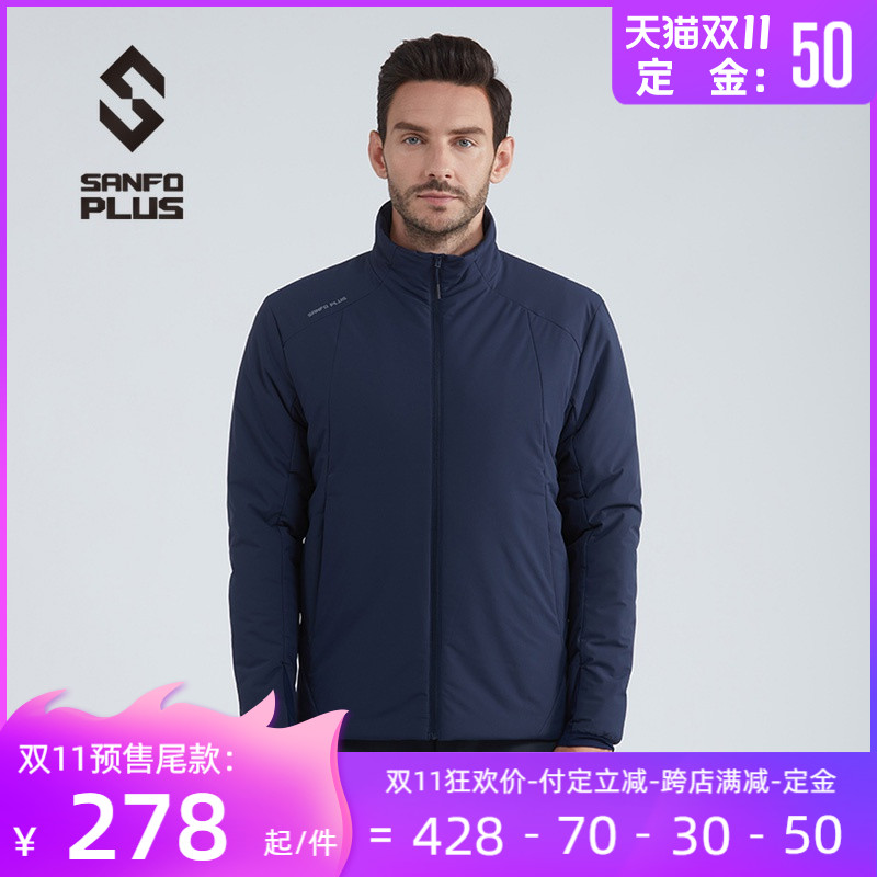 Sanfu SANFO PLUS outdoor men's casual warm cotton jacket 3m new Xueli cotton jacket autumn and winter