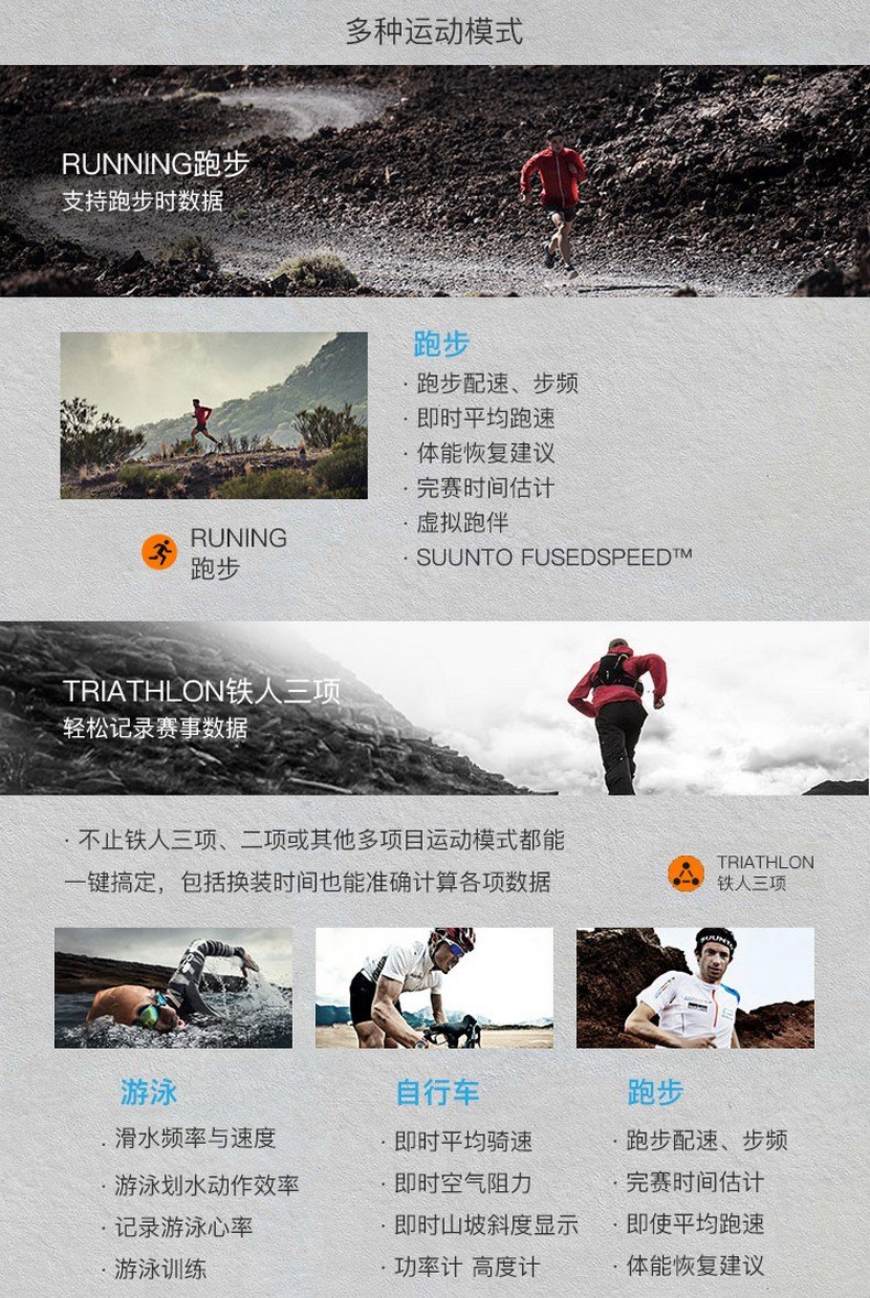 SUUNTO SSpartan Spartan Ultra HR đồng hồ nhịp tim bằng titan màu đen - Giao tiếp / Điều hướng / Đồng hồ ngoài trời đồng hồ gucci nữ