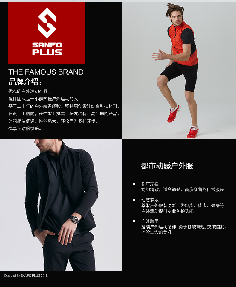三夫 Sanfo Plus 男女 速干短袖T恤 图17