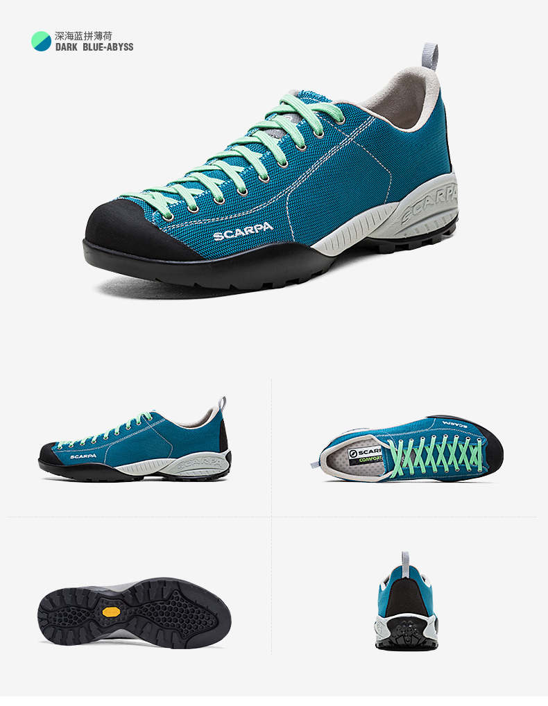 SCARPA Mojito Fresh 32608-350 Mojito Summer Edition Giày nam và nữ ngoài trời - Khởi động ngoài trời giày martin nữ