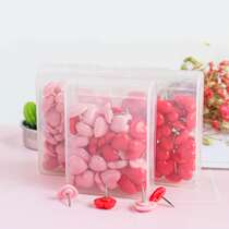 (50 boxes) Love I-shaped nails plastic pushpins studs cork boards photo wall fixed nails office supplies