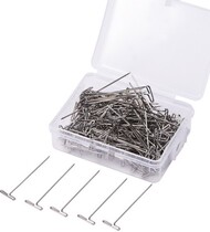 100 boxes of non-embroidered steel T-needle positioning needle T-needle diy wig hair attachment fixing tool fixing needle
