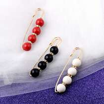 Korean new big pin fixed clothes cardigan sweater coat shawl buckle decorative pin creative versatile brooch