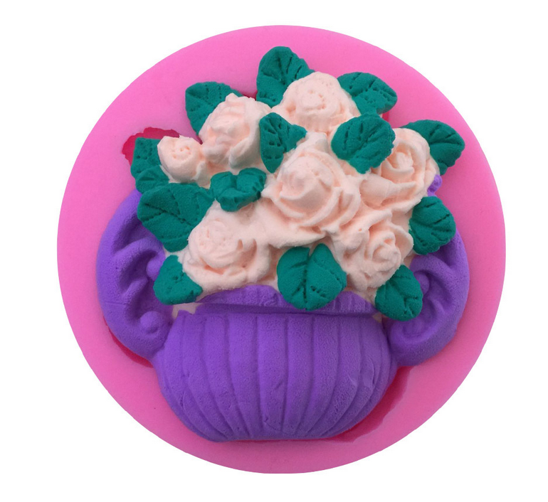 Một loạt các khuôn hoa DIY lỏng silicone khuôn bánh fondant khuôn nướng bánh - Tự làm khuôn nướng khuôn bánh kẹp