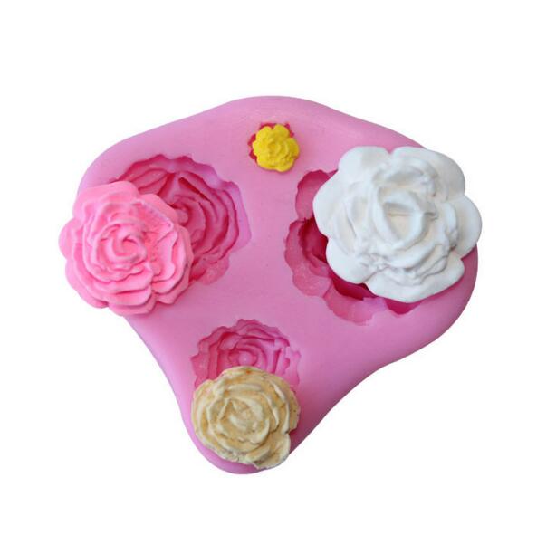 Một loạt các khuôn hoa DIY lỏng silicone khuôn bánh fondant khuôn nướng bánh - Tự làm khuôn nướng khuôn làm kem