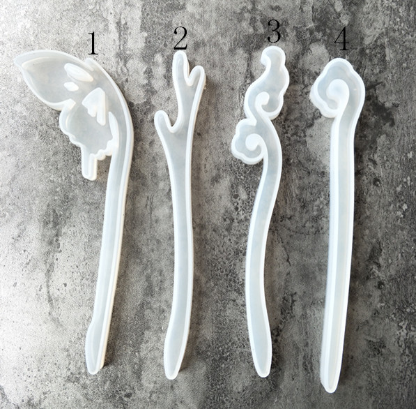 Gương đầy đủ DIY kẹp tóc silicone khuôn UV epoxy Khuôn phụ kiện handmade - Tự làm khuôn nướng khuôn làm kem