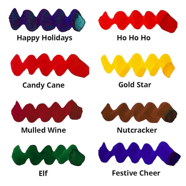 British Diamine 2019-2021 Christmas Ink Flame Ember Happy Holidays 15ml Refill British Diamine 2019-2021 Christmas Ink Flame Ember Happy Holidays 15ml Refill