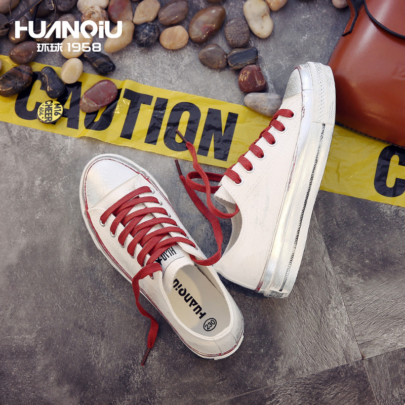 Universal canvas shoes women's 2021 spring and summer new wild white shoes student port wind board shoes casual ugly Meng shoes