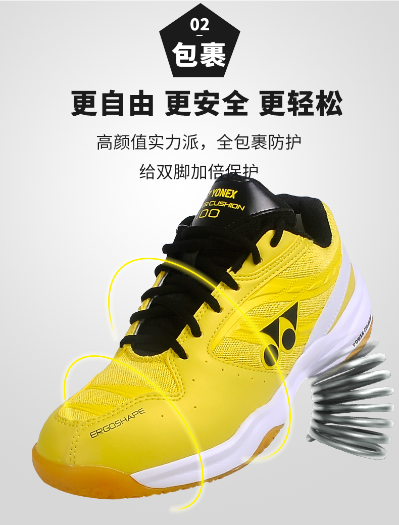 Giày cầu lông YONEX / Yonex Giày nam và nữ yy thoáng khí đào tạo mang giày đào tạo chuyên nghiệp mùa hè - Giày cầu lông giày anta nam