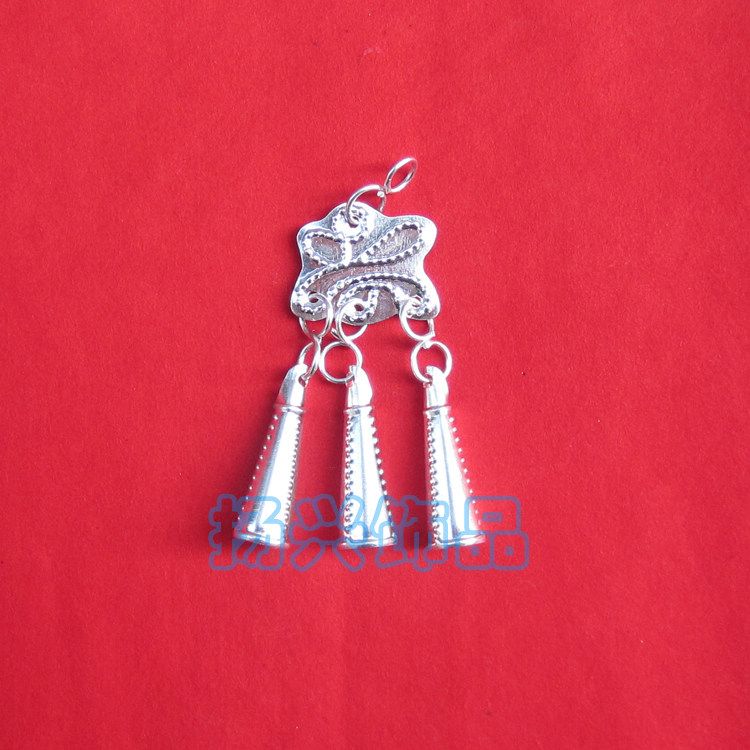 Miao silver jewelry Silver accessories National clothing accessories COSPLAY clothing accessories DIY 135