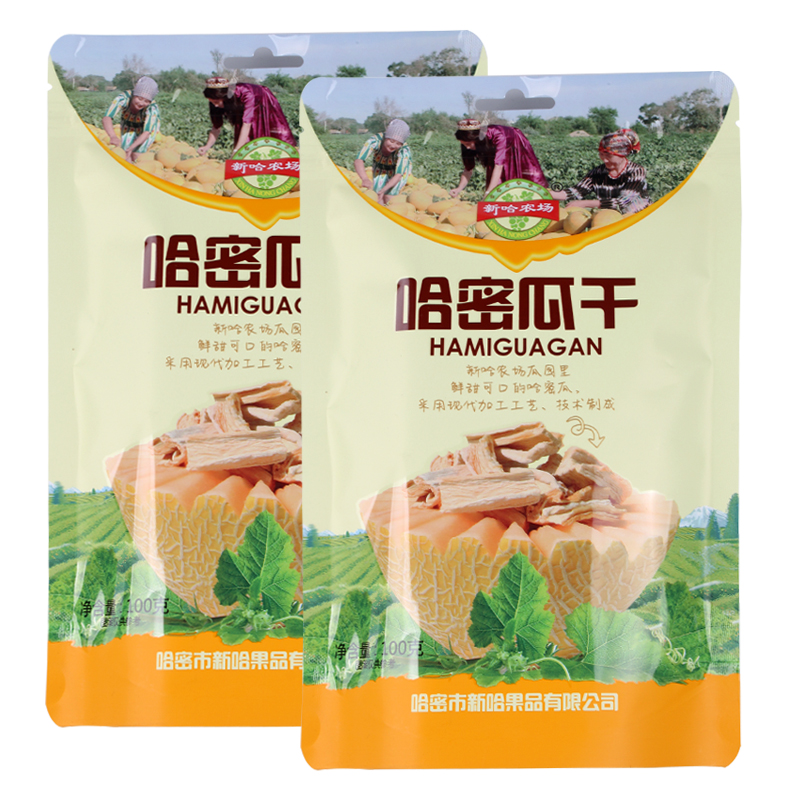 Xinjiang specialty dried fruit melon dried snacks natural air dried cantaloupe dried 100g is very expensive and rarely very tasty