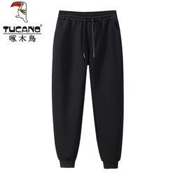 Woodpecker ພາກຮຽນ spring ແລະ summer leggings ບາງ sweat pants ສໍາລັບເດັກນ້ອຍຊາຍພາກຮຽນ spring ແລະດູໃບໄມ້ລົ່ນ knitted pants ຝ້າຍແລ່ນ pants ອອກກໍາລັງກາຍ