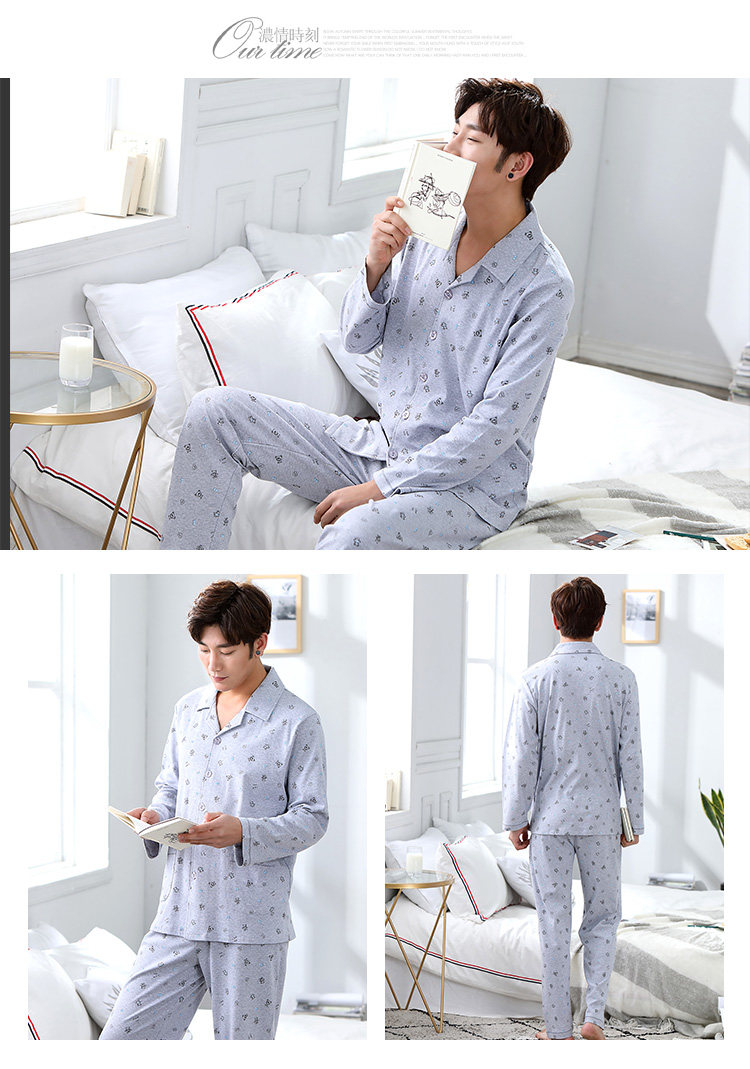 Pyjama mixte en Coton à manches longues - Ref 3005634 Image 36