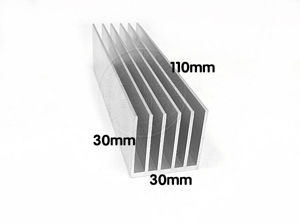 Tripolar radiator 30*30-90-100-110 LED5W heat sink aluminum radiator profile
