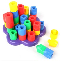 Disc backgammon desktop ride high fight plug Oriental baby-friendly teaching aids Infant educational early education toys