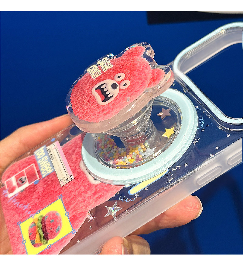 PaPaPa Burger Bear Cartoon iPhone Case
