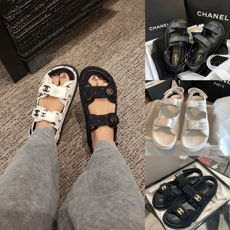 Сандалии Chanel/ с липучкой, пляжная обувь