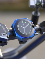 Off-road motorcycle modified watch clock accessories Ghost fire electric car decoration luminous waterproof spirit beast electronic time clock