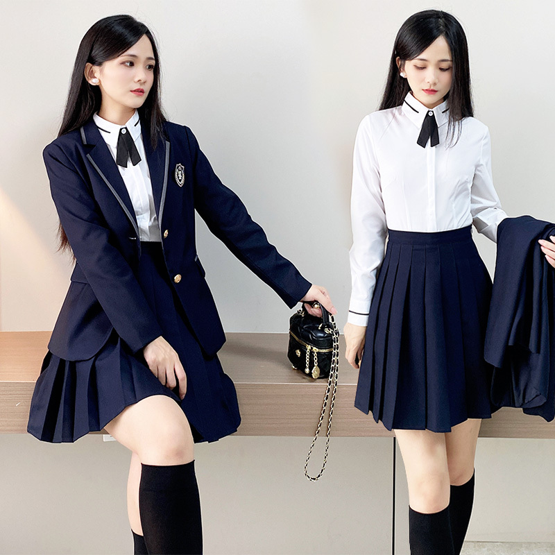 Academy Style Jk Blazer Women's Suit Spring and Autumn Long-Sleeve Korean Version British Style Casual Short Blazer 2026 New Model