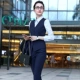 Kinh doanh mặc vest nữ phù hợp với vest vest nữ ngắn đoạn thu đông